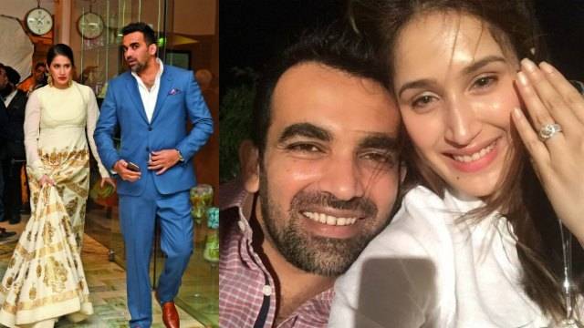 بالی وڈ اداکارہ ساگریکا گھاٹگے نے سابق بھارتی کرکٹرظہیر خان کے ساتھ منگنی کر لی