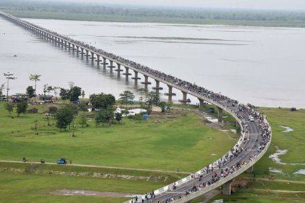 بھارت میں سب سے طویل دریائی پل کا افتتاح 