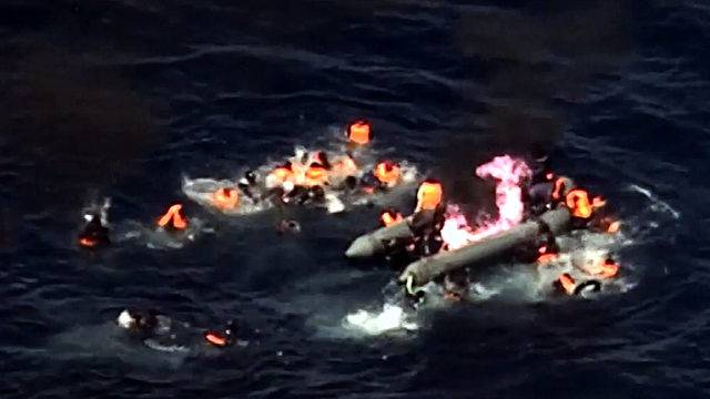 پرتگال ایئر فورس نے34 مراکشی باشندوں کو ڈوبنے سے بچا لیا 