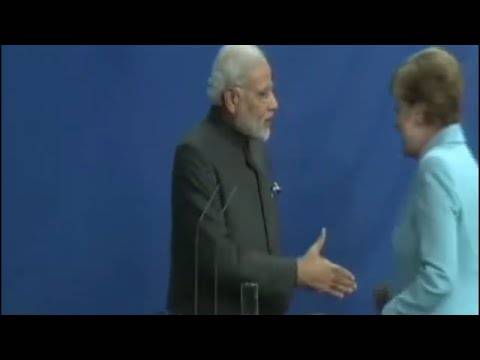 دورہ جرمنی کے دوران بھارتی وزیرا عظم کو شرمندگی کا سامنا