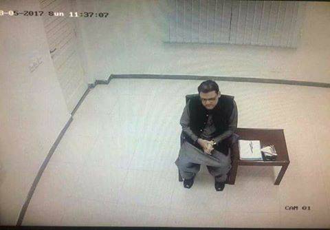 حسین نواز کی جے آئی ٹی پر پیشی کی تصویر سوشل میڈیاپروائرل 