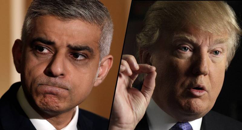 صدر ٹرمپ کی لندن کے میئر صادق خان پر پھر سے تنقید