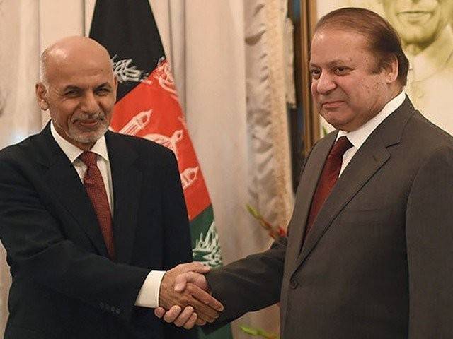 دہشت گردی افغانستان اور پاکستان کے لیے مشترکہ خطرہ ہے: نواز ،غنی ملاقات 