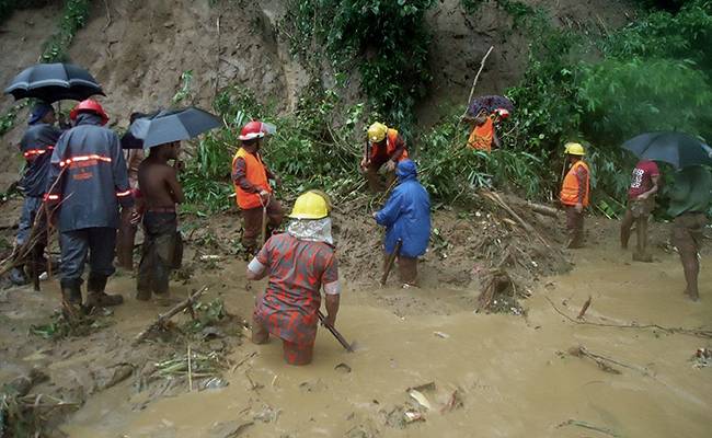 بنگلادیش میں مون سون بارشوں نے تبائی مچاد ی ، 46 افراد ہلاک 