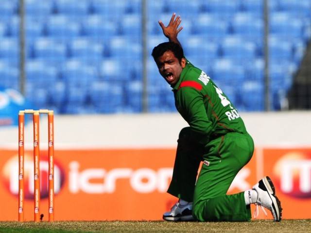 بنگلہ دیشی کھلاڑی عبدالرزاق کار حادثے میں زخمی 