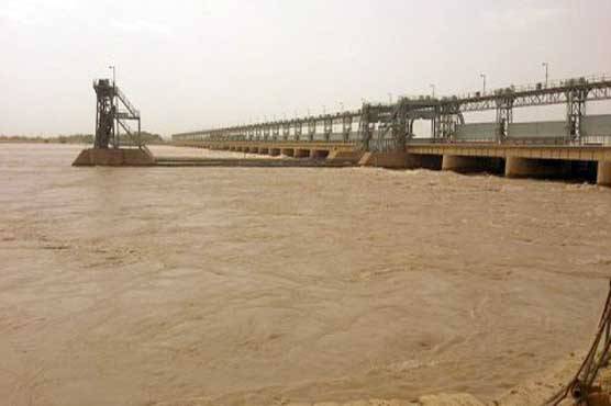 دریائے سندھ میں گڈو اور سکھر بیراج کے مقام پر پانی کی سطح بتدریج بلند ہوناشروع ہو گئی 