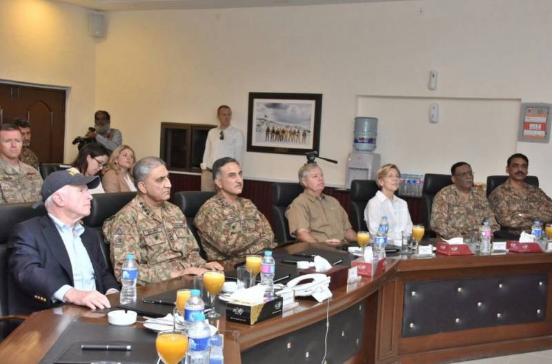  امریکی سینیٹرز کے وفدکاآرمی چیف جنرل قمر جاوید باجوہ کی موجودگی میں جنوبی وزیرستان کا دورہ 