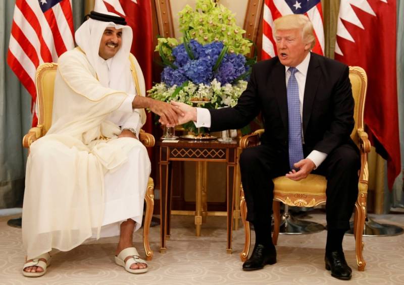 قطر تنازع ختم کرانے کیلئے امریکی صدر ڈونلڈ ٹرمپ سرگرم