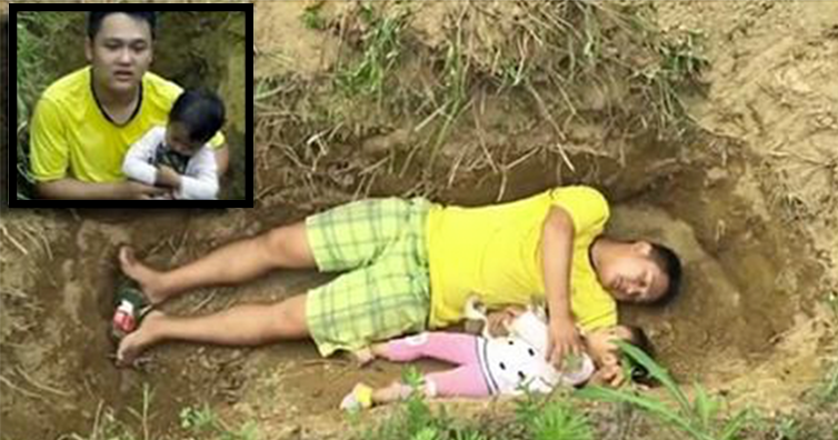 چین میں باپ نے غربت کی وجہ سے اپنی بیٹی کی قبر کھود لی