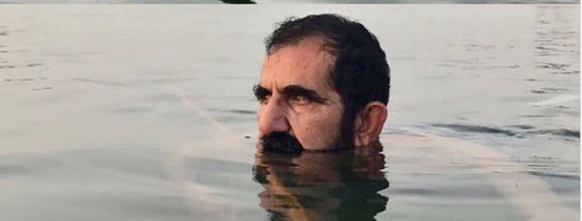 دبئی:بڑھتادرجہ حرارت،امیردبئی سمندرمیں نہانے پہنچ گئے