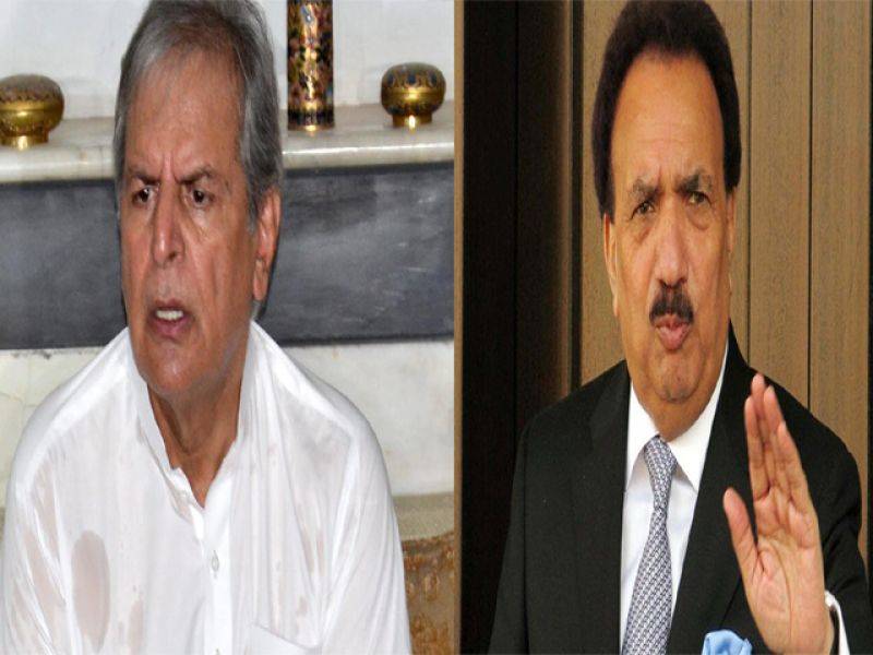 جاوید ہاشمی اوررحمان ملک کے خلاف توہین عدالت کی کارروائی کیلئے سپریم کورٹ میں درخواست دائر