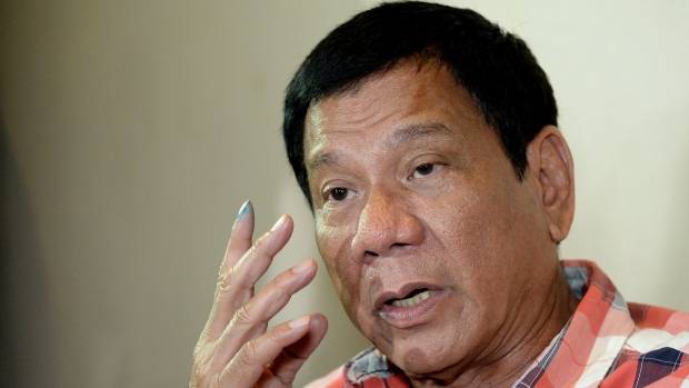 فلپائنی صدر نے امریکہ کے دورے کی دعوت مسترد کر دی