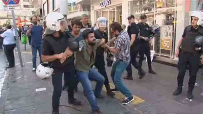 ترکی: انقرہ مظاہروں میں ملوث 61 افراد گرفتار