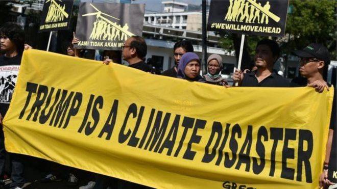 امریکہ پیرس موسمیاتی معاہدے سے دستبردار ہونا چاہتا ہے:ٹرمپ انتظامیہ