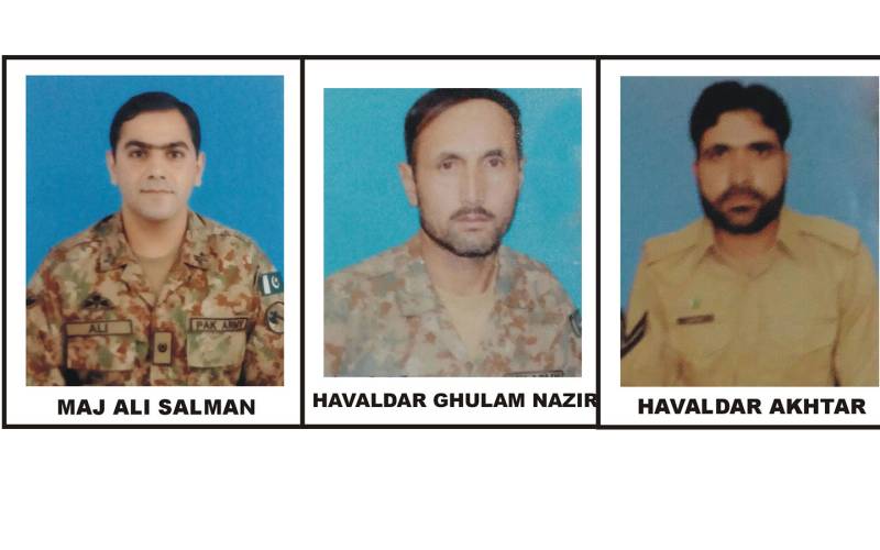 دہشتگردوں کیخلاف آپریشن، میجر اور 3 سپاہی شہید، آئی ایس پی آر