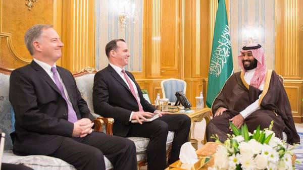 سعودی ولی عہد سے امریکی صدر ڈونلڈ ٹرمپ کے ایلچی کی ملاقات