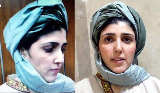 تحریکِ انصاف کی باغی رہنماء عائشہ گلالئی نے ایک اور دبنگ انداز اپنا لیا