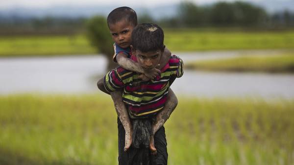 روہنگیا میں مسلمانوں کا قتل عام،2,600 سے زیادہ مکانوں کو نذر آتش کردیا گیا 