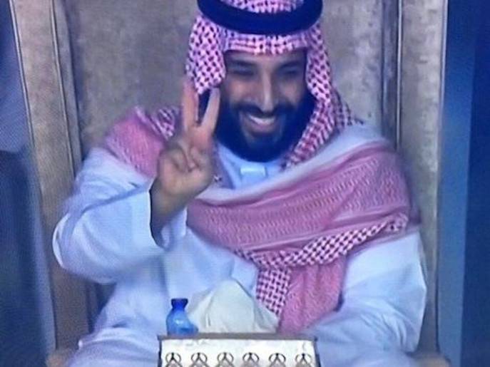 سعودی فٹبال ٹیم کی ورلڈ کپ میں کامیابی، سعودی ولی عہد شہزادہ محمد بن سلمان خوشی سے نہال