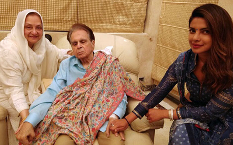 پریانکا چوپڑا دلیپ کمار کی عیادت کیلئے ان کے گھر جا پہنچیں
