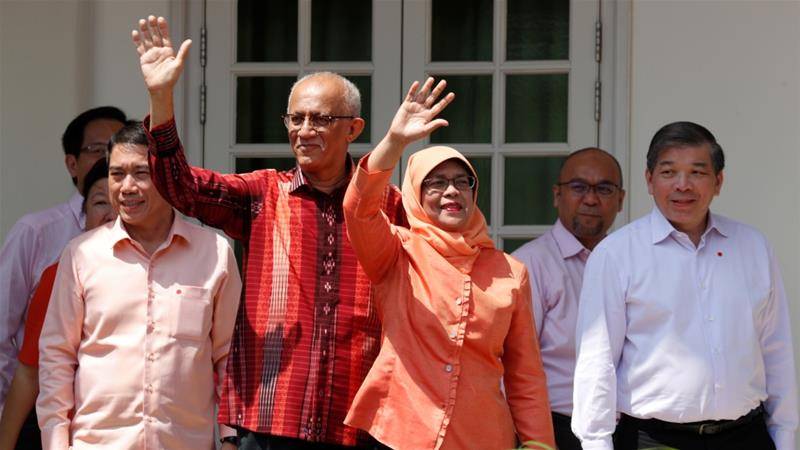  سنگا پور، حلیمہ یعقوب ملک کی پہلی مسلمان خاتون صدر منتخب