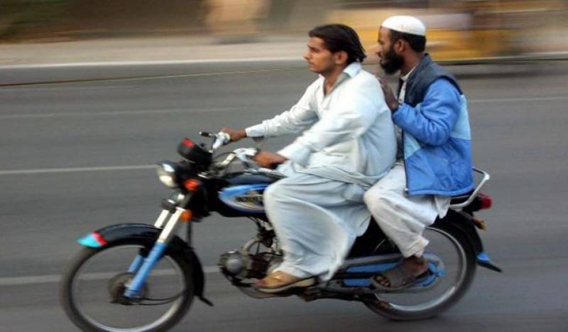 سندھ بھر میں ڈبل سواری پر پابندی عائد