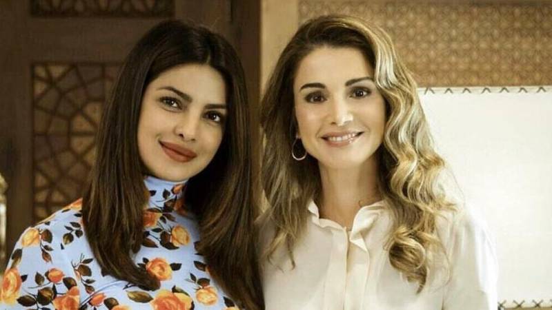 پریانکا چوپڑا کی اردن کی ملکہ رانیہ سے ملاقات