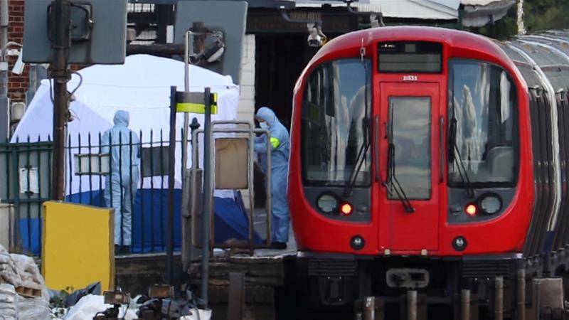 لندن میٹرو ٹرین دھماکے کا حملہ آور گرفتار،شناخت کرلی گئی