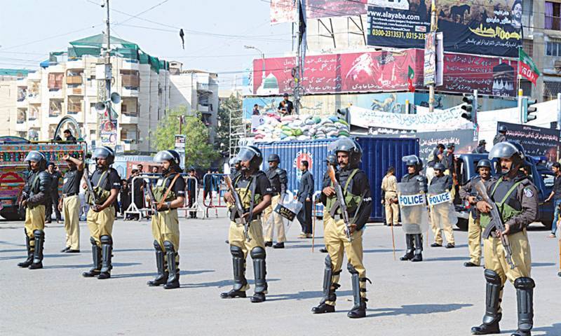 محرم الحرام کے سلسلے میں سکیو رٹی ریڈ الر ٹ کر دی گئی 