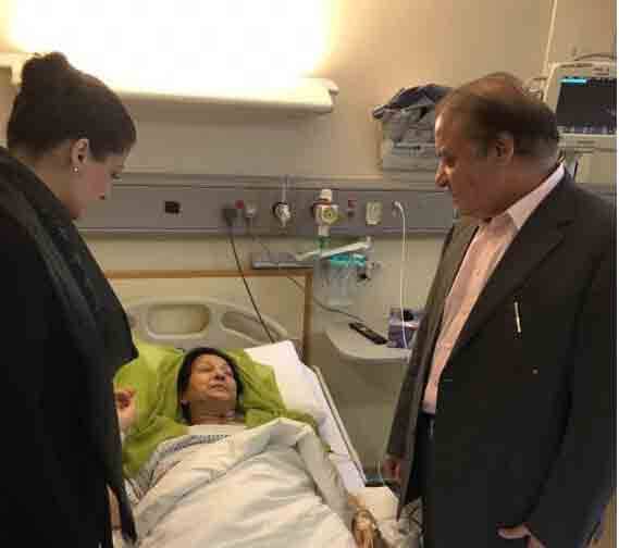 کلثوم نواز آئی سی یو سے باہر آ گئیں، طبیعت بہتر ہے، مریم نواز
