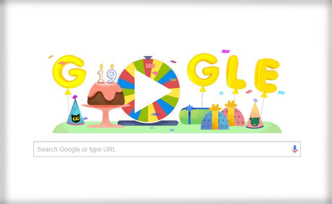 گوگل کی انیسویں سالگرہ دھوم دھام سے منائی جارہی ہے