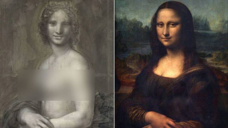 فرانس میں مونا لیزا کی برہنہ نئی پینٹنگ منظر عام پر آگئی