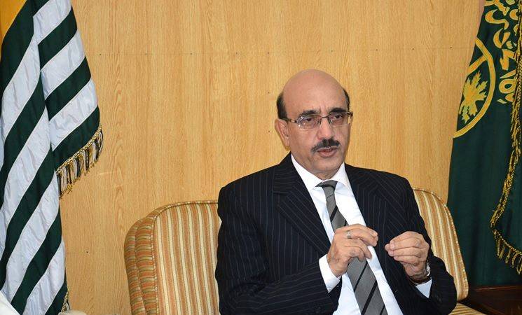 برطانوی ارکان پارلیمنٹ مسئلہ کشمیر کے حل میں ہماری مدد کریں: سردار مسعود خان 