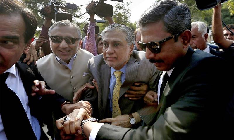 اسحاق ڈار کو عدالت میں 20 منٹ تاخیر سے پہنچنامہنگا پڑ گیا، عدالت شدید برہم