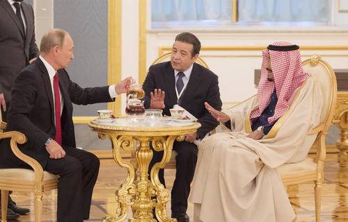 شاہ سلمان کا دورہ روس ،رشین چائے میڈیا کی توجہ کا مرکز بن گئی