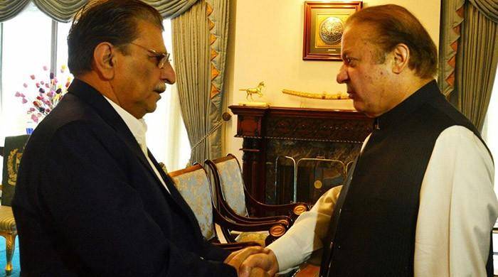 راجہ فاروق حیدر کی لندن میں نواز شریف سے ملاقات