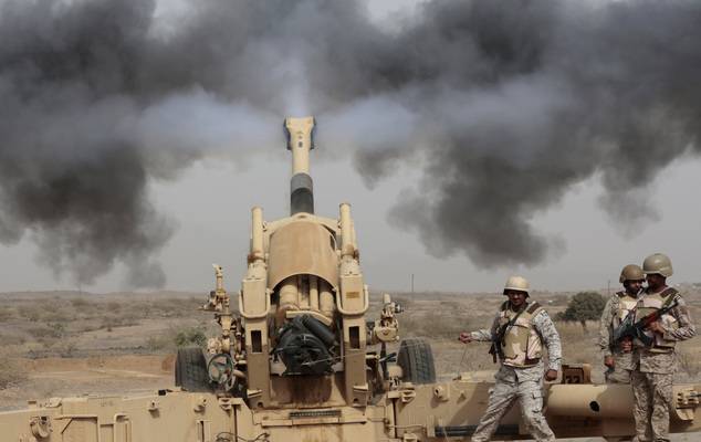 سعودی فورسز کی یمن پر گولہ باری سے 40 حوثی باغی ہلاک