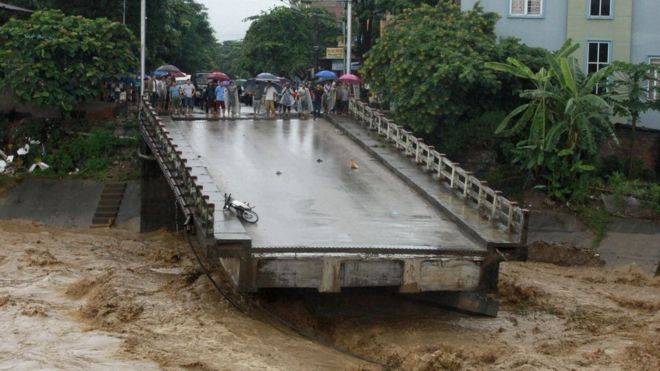 ویتنام میں طوفان و لینڈسلائیڈنگ سے 37افراد ہلاک 