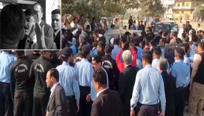 ہنگامہ آرائی کی آڑ میں نیب پراسیکیوشن ٹیم پر حملے کی کوشش کی گئی، رپورٹ