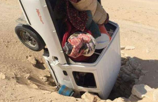 سعودی عر ب میں صحرائی کنویں میں گاڑی گرنے سے باپ ،بیٹا زخمی ہو گئے