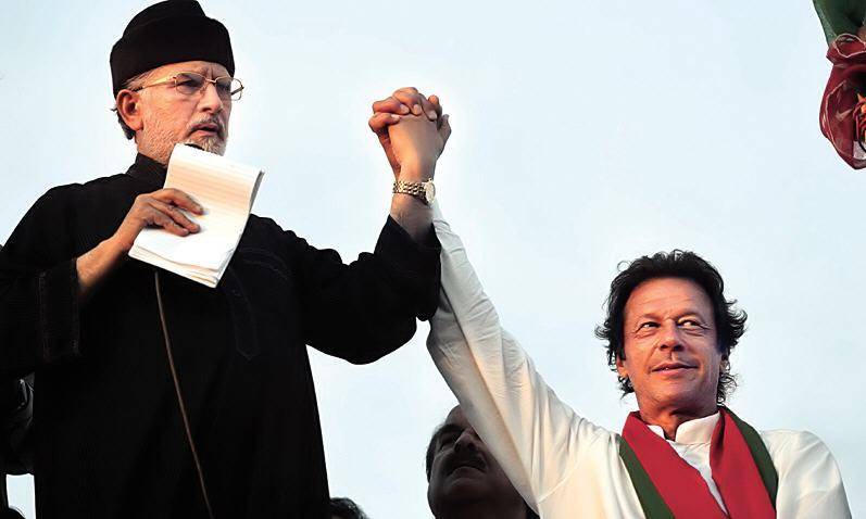 ایس ایس پی تشدد کیس، عمران اور طاہر القادری کو گرفتار کرنے کا حکم
