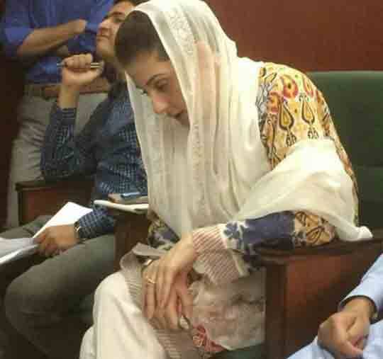 مریم نواز احتساب عدالت میں تسبیح پر مسلسل ورد کرتی رہیں