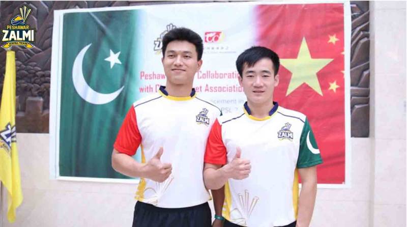 پشاور زلمی کا 2 چینی کرکٹرز کو اسکواڈ میں شامل کرنیکا اعلان