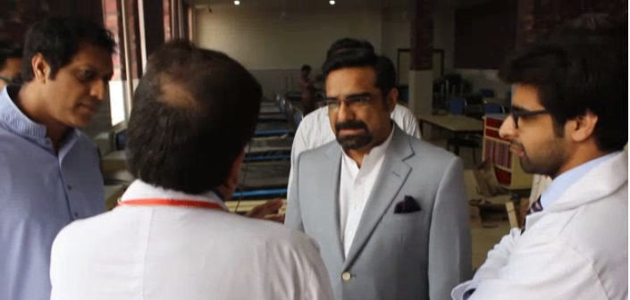 سیکرٹری سپورٹس پنجاب کا پاک سری لنکا کرکٹ میچ کےلئے قائم عارضی ہسپتال کا دورہ