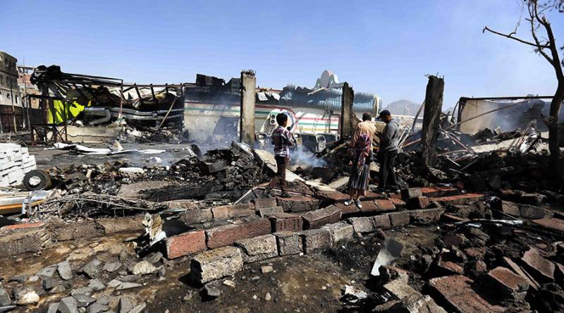 یمن میں اتحادی فوج کی بمباری، سابق صدر کا وفادار کرنل 8 ساتھیوں سمیت ہلاک