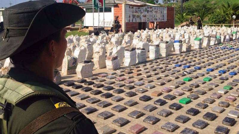 کولمبیا میں تاریخی آپریشن, 12 ہزار کلو کوکین پکڑی گئی 