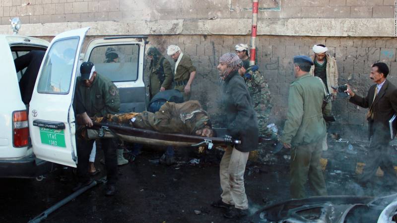 یمن میں داعش کے خودکش کار بم دھماکے میں 10افراد جاں بحق