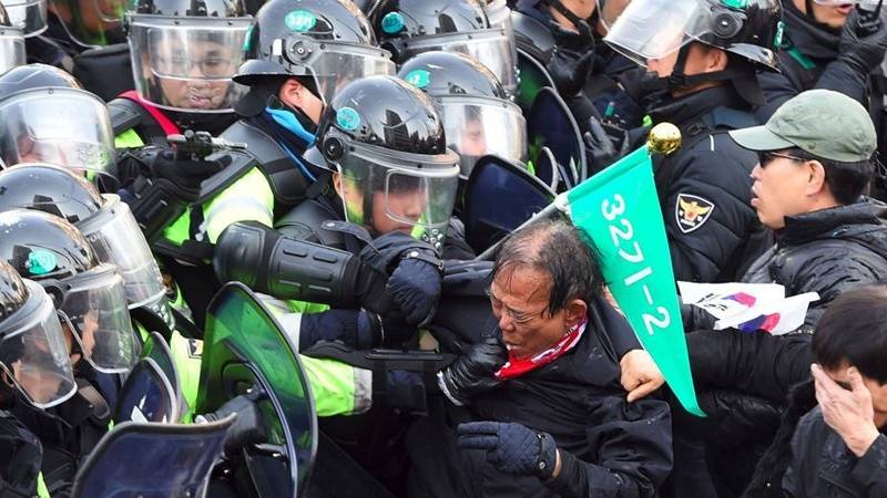 جنوبی کوریا میں تھاڈ سسٹم کی تعیناتی،مقامی لوگوں کا احتجاج 