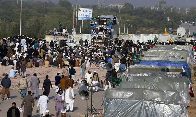 اسلام آباد دھرنا ختم کرانے کے معاملے پر فریقین کا معاہدے کے ڈرافٹ پر اتفاق