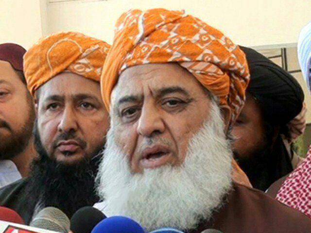 دھرنے والے جتنا وقت لینا چاہتے ہیں دے دو ، کسی قسم کا تشدد نہ کیا جائے، مولانا فضل الرحمان 